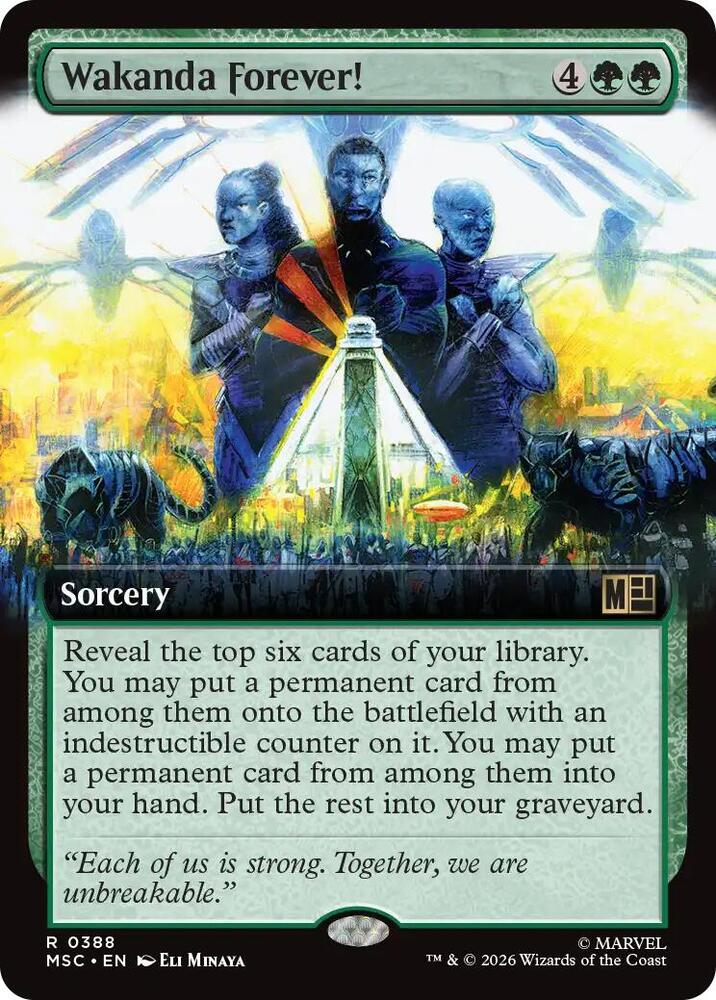 Wakanda Forever! (Extended Art) - 388: Commander: Marvel Super Heroes