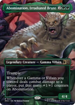 Abomination, Irradiated Brute (Borderless) - 511: Commander: Marvel Super Heroes