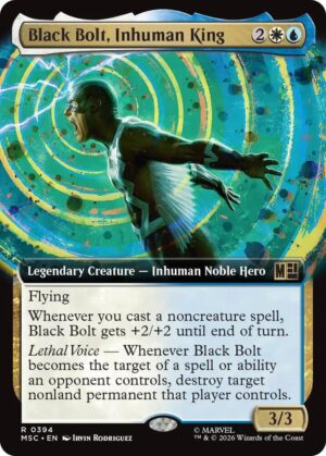 Black Bolt, Inhuman King (Extended Art) - 394: Commander: Marvel Super Heroes