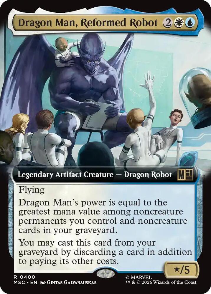 Dragon Man, Reformed Robot (Extended Art) - 400: Commander: Marvel Super Heroes