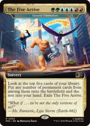The Five Arrive - Genesis Ultimatum (Extended Art) - 402: Commander: Marvel Super Heroes