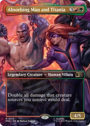 Absorbing Man and Titania (Borderless) - 510: Commander: Marvel Super Heroes