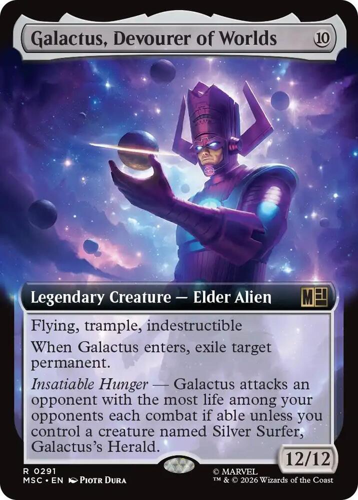 Galactus, Devourer of Worlds (Extended Art) - 291: Commander: Marvel Super Heroes