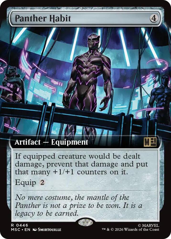 Panther Habit (Extended Art) - 446: Commander: Marvel Super Heroes