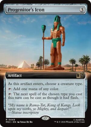 Progenitor's Icon (Extended Art) - 449: Commander: Marvel Super Heroes
