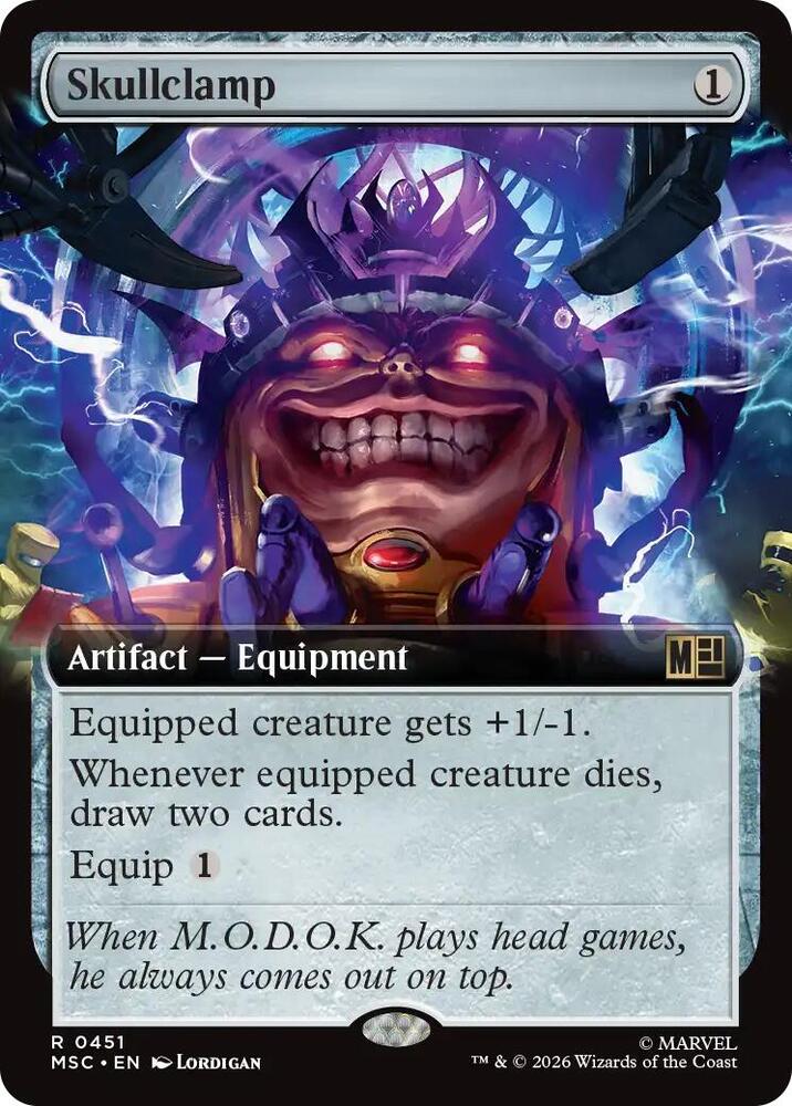 Skullclamp (Extended Art) - 451: Commander: Marvel Super Heroes
