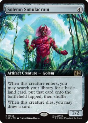 Solemn Simulacrum (Extended Art) - 453: Commander: Marvel Super Heroes