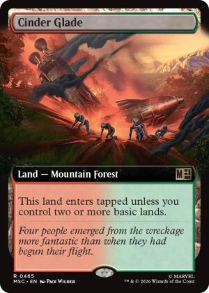 Cinder Glade (Extended Art) - 465: Commander: Marvel Super Heroes