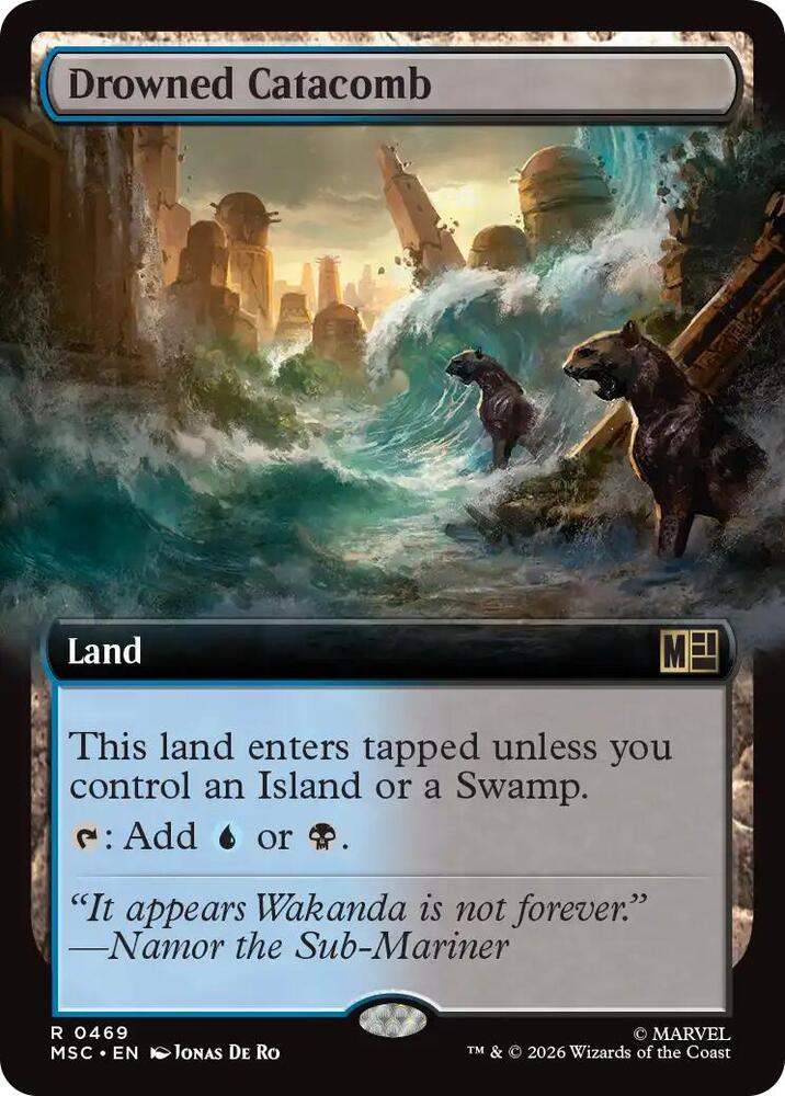 Drowned Catacomb (Extended Art) - 469: Commander: Marvel Super Heroes