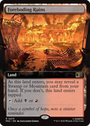 Foreboding Ruins (Extended Art) - 473: Commander: Marvel Super Heroes