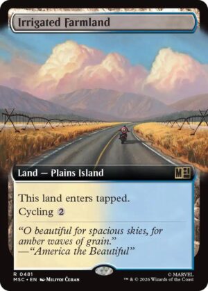 Irrigated Farmland (Extended Art) - 481: Commander: Marvel Super Heroes