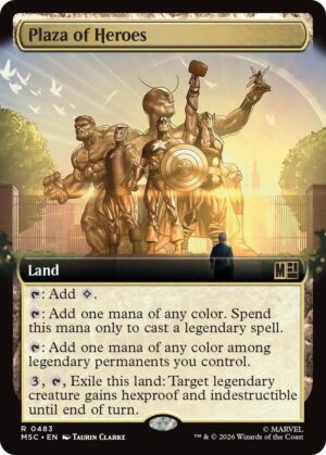 Plaza of Heroes (Extended Art) - 483: Commander: Marvel Super Heroes