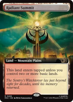 Radiant Summit (Extended Art) - 486: Commander: Marvel Super Heroes