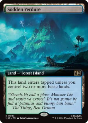 Sodden Verdure (Extended Art) - 494: Commander: Marvel Super Heroes