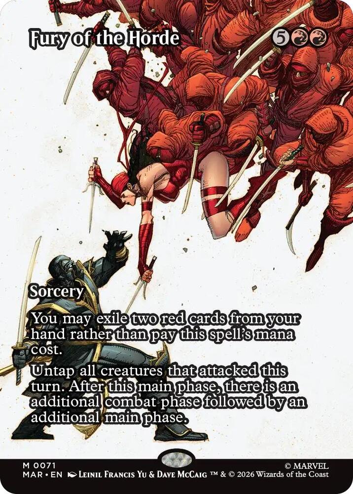 Fury of the Horde (Borderless) - 71: Marvel Universe Eternal-Legal
