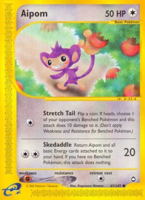 Aipom - 067/147: Aquapolis