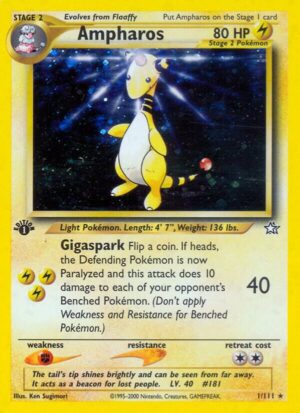 Ampharos - 001/111: Neo Genesis (LP)