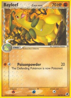 Bayleef (Delta Species) - 26/101: Dragon Frontiers