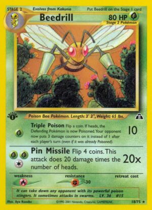 Beedrill - 18/75: Neo Discovery