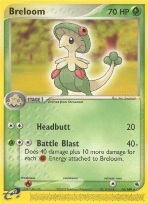 Breloom - 16/109: Ruby and Sapphire (LP)