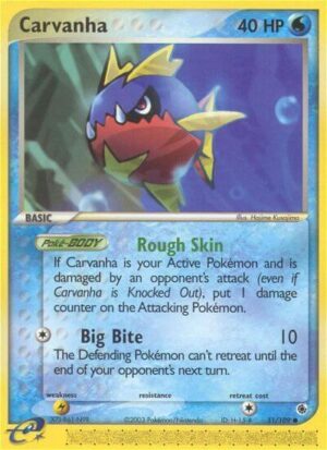 Carvanha - 51/109: Ruby and Sapphire