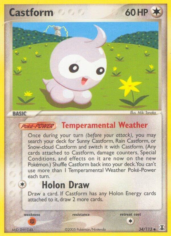 Castform - 34/113: Delta Species