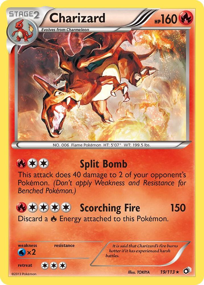Charizard - 19/113: Legendary Treasures (LP)