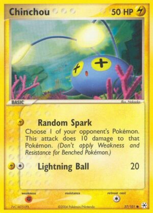 Chinchou - 57/101 - 57/101: Hidden Legends