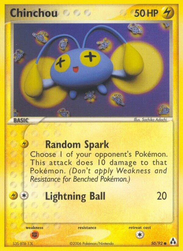 Chinchou - 50/92: Legend Maker
