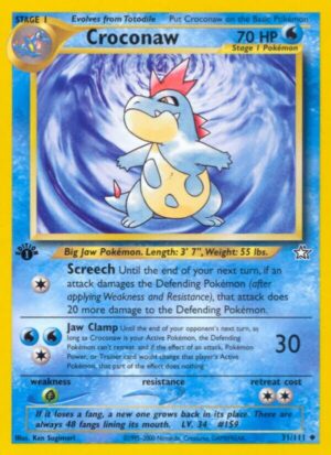 Croconaw (31) - 031/111: Neo Genesis