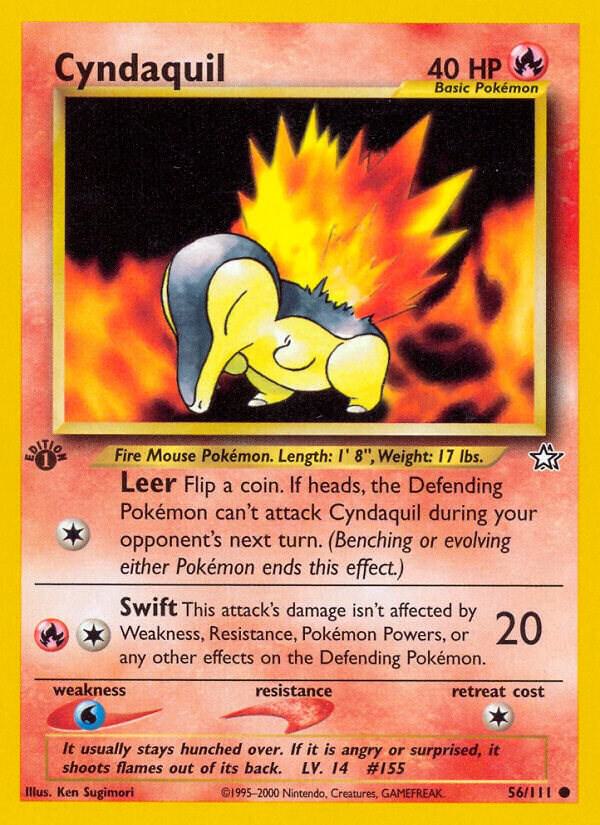 Cyndaquil (56) - 056/111: Neo Genesis (LP)