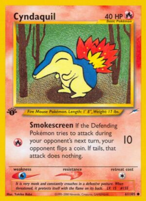 Cyndaquil - 061/105: Neo Destiny (LP)