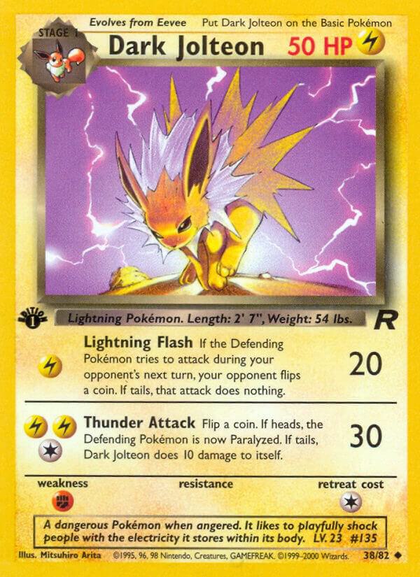 Dark Jolteon - 38/82: Team Rocket (LP)