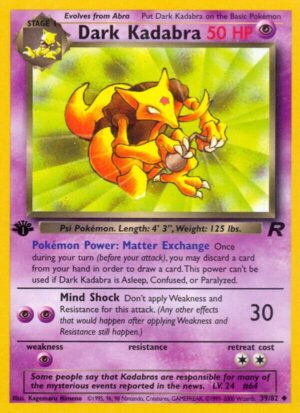 Dark Kadabra - 39/82: Team Rocket