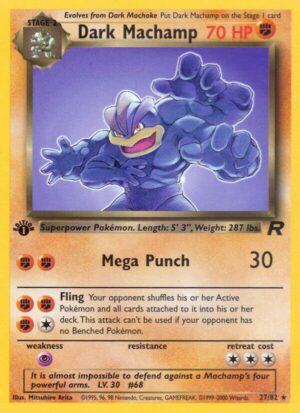 Dark Machamp (27) - 27/82: Team Rocket (LP)