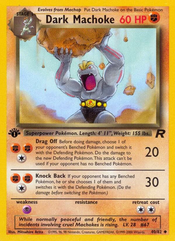 Dark Machoke - 40/82: Team Rocket