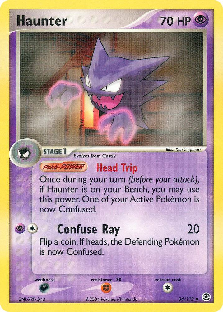 Haunter - 34/112: FireRed & LeafGreen (LP)
