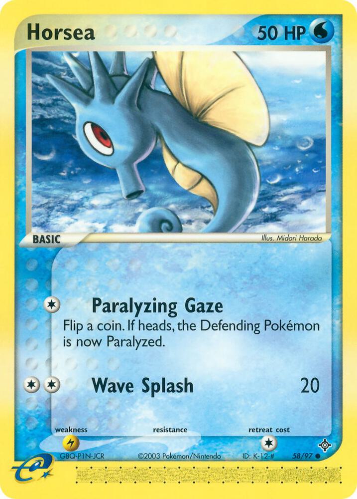 Horsea - 58/97 - 58/97: Dragon