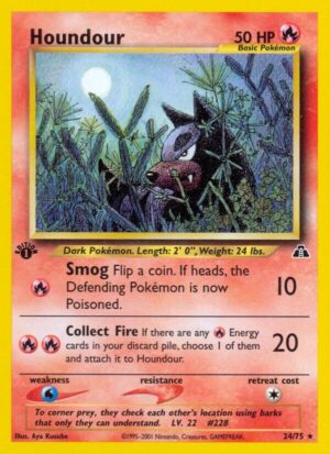 Houndour (24) - 24/75: Neo Discovery