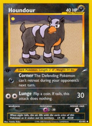 Houndour - 043/105: Neo Destiny (LP)