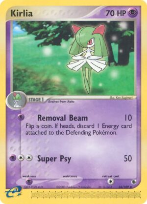 Kirlia - 34/109 - 34/109: Ruby and Sapphire