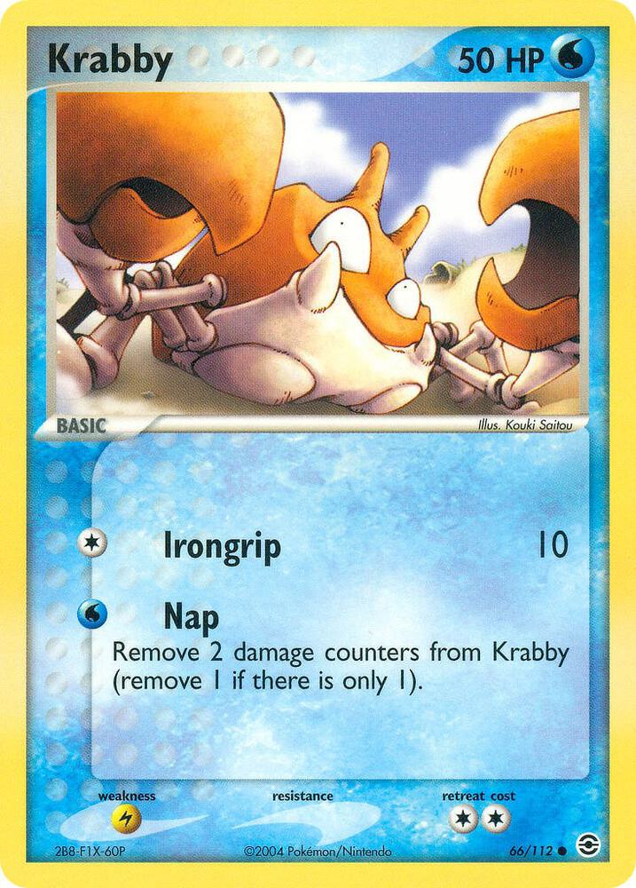 Krabby - 66/112: FireRed & LeafGreen (LP)