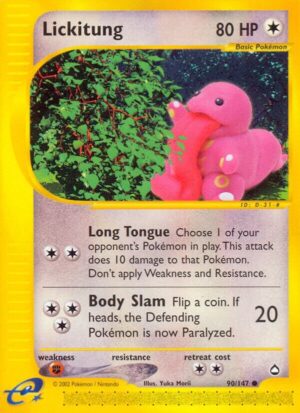 Lickitung - 090/147: Aquapolis