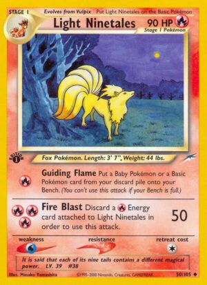 Light Ninetales - 050/105: Neo Destiny (LP)