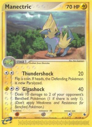Manectric - 39/109 - 39/109: Ruby and Sapphire