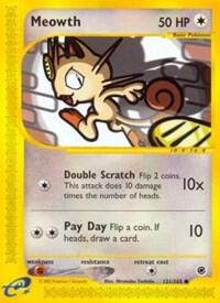 Meowth - 121/165: Expedition (LP)