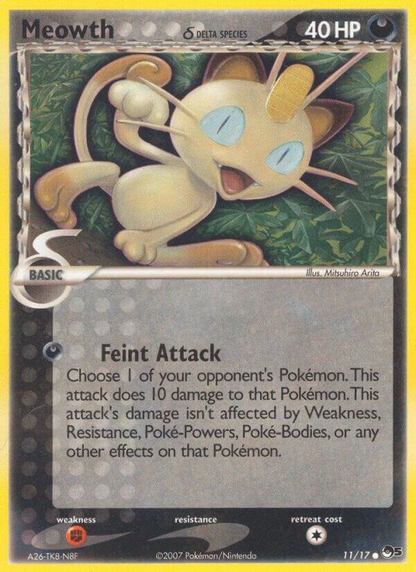 Meowth (Delta Species) - 011/017: POP Series 5