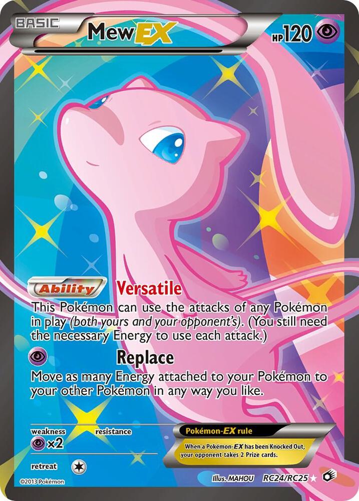 Mew EX (Full Art) - RC24/RC25: Legendary Treasures: Radiant Collection (LP)
