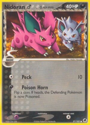 Nidoran M (Delta Species) - 57/101: Dragon Frontiers (LP)