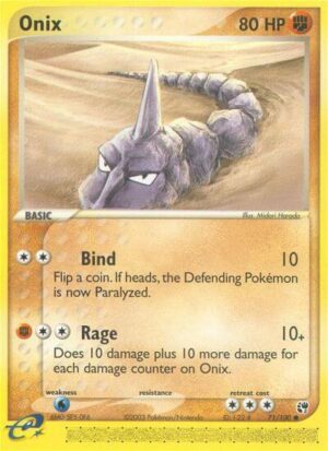 Onix - 71/100: Sandstorm